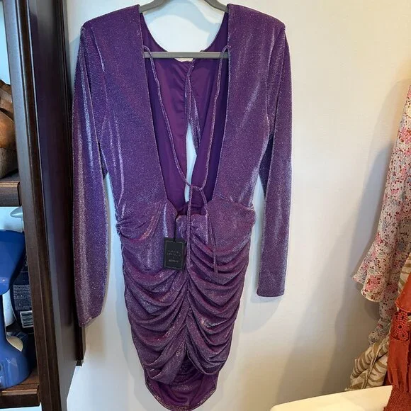 Michael Costello Sexy Mini Dress Size XL New with Tags - Picture 4 of 6